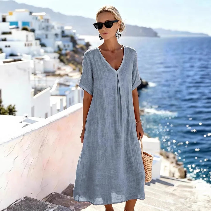 Amy's Wardrobe | Effortless Maxi Dress in Flowing Fabric