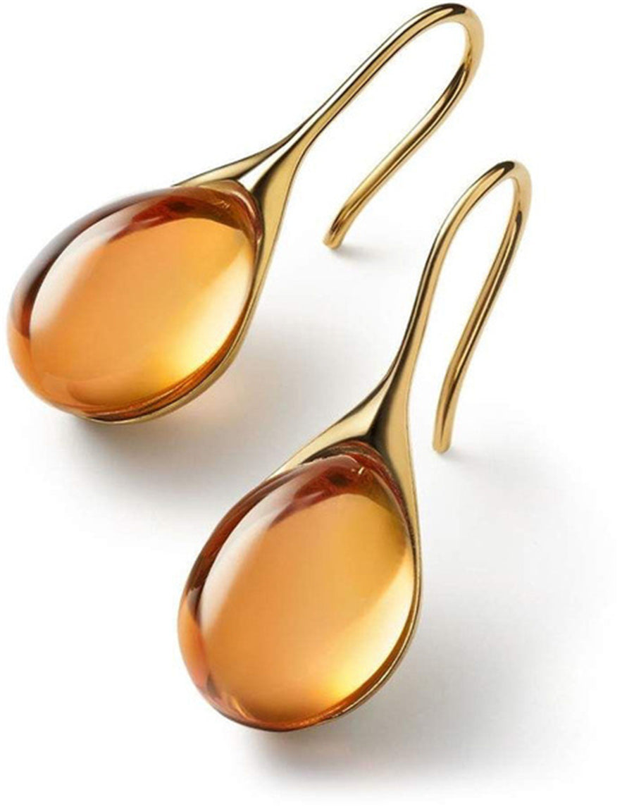 Glass Teardrop Earrings | Elegant Design, Statement Jewelry