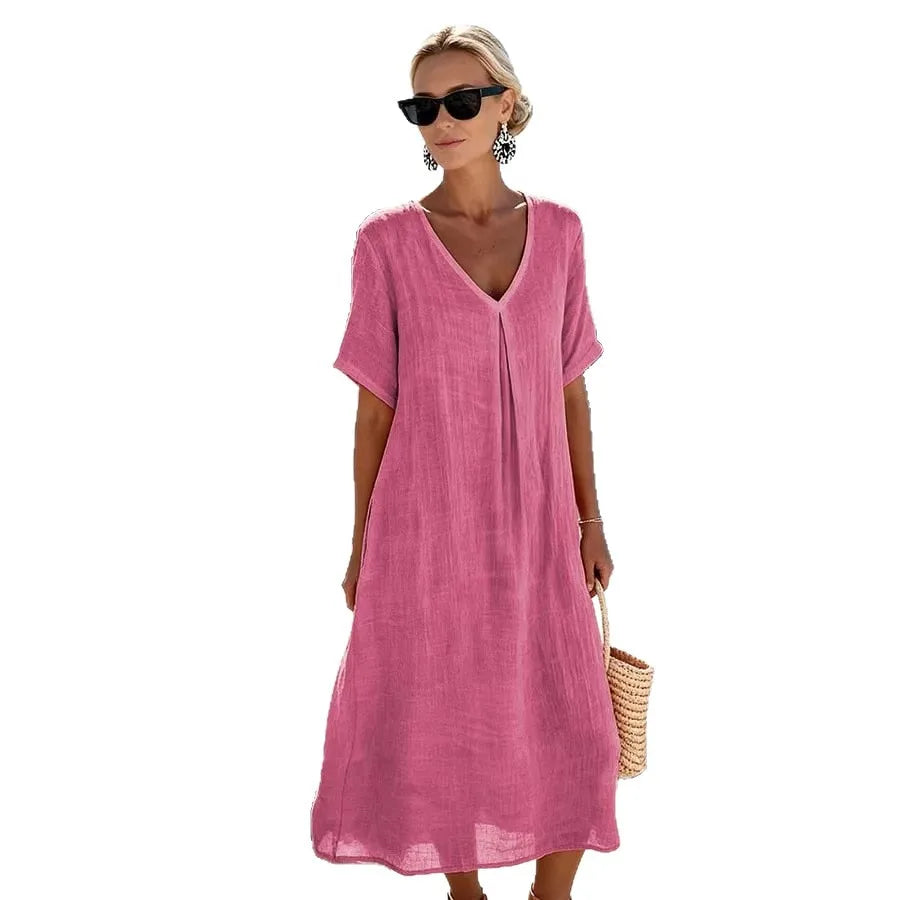 Amy's Wardrobe | Effortless Maxi Dress in Flowing Fabric