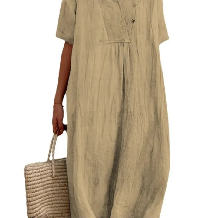 Amy's Wardrobe | Textured Maxi Dress in Relaxed Fit