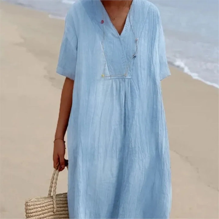 Amy's Wardrobe | Textured Maxi Dress in Relaxed Fit