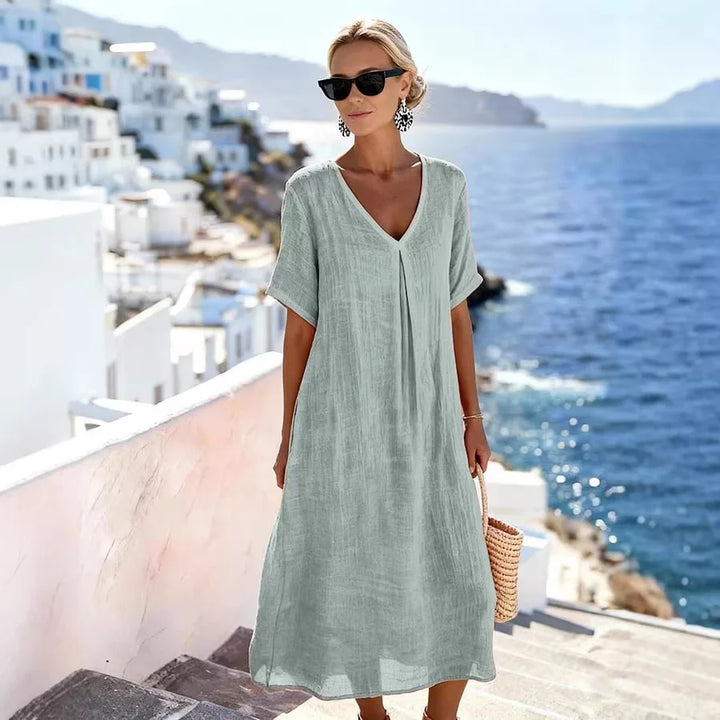 Amy's Wardrobe | Effortless Maxi Dress in Flowing Fabric