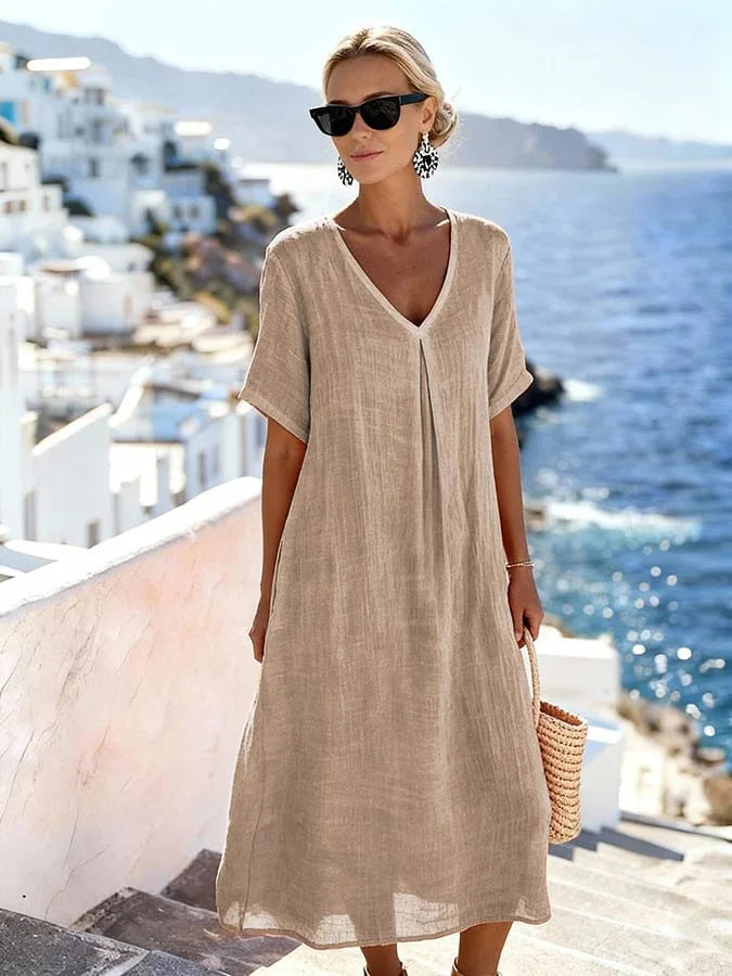 Amy's Wardrobe | Effortless Maxi Dress in Flowing Fabric