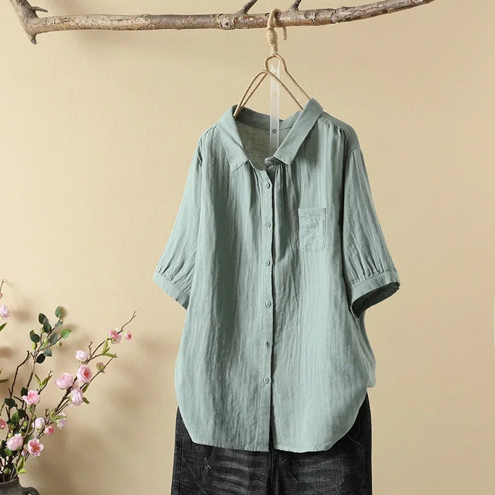 Briana | Loose Casual Three Quarter Blouse