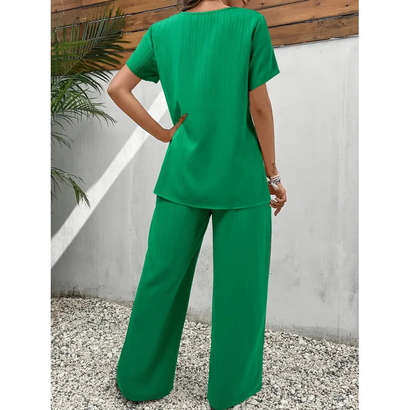 Lorrina - Elegant Soft Two-Piece Set | Chic Casual Knit Outfit