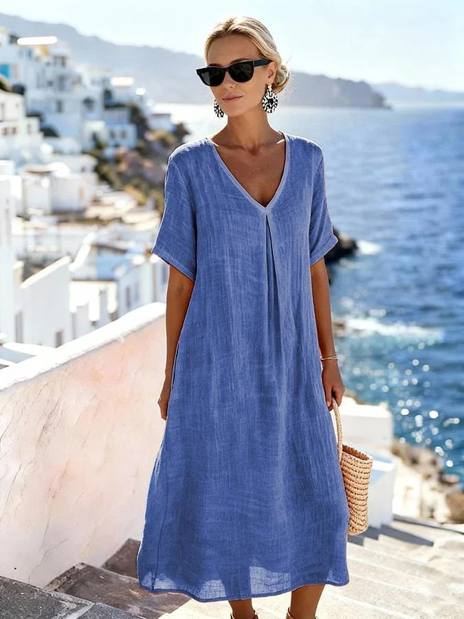 Amy's Wardrobe | Effortless Maxi Dress in Flowing Fabric
