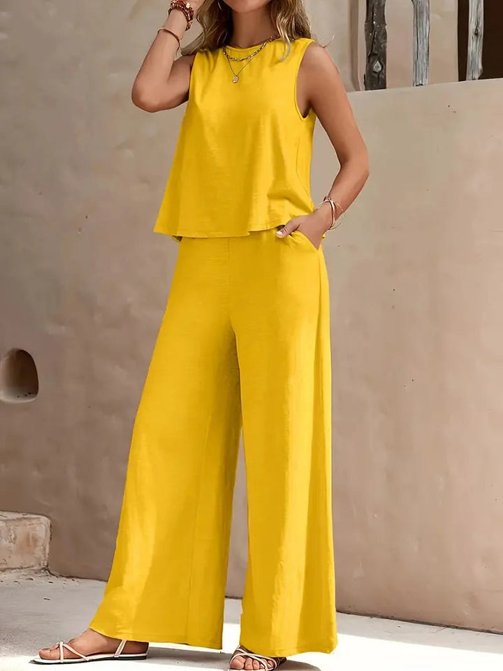 Danielle | Sleeveless Two-Piece Set, Casual, Chic, Comfortable