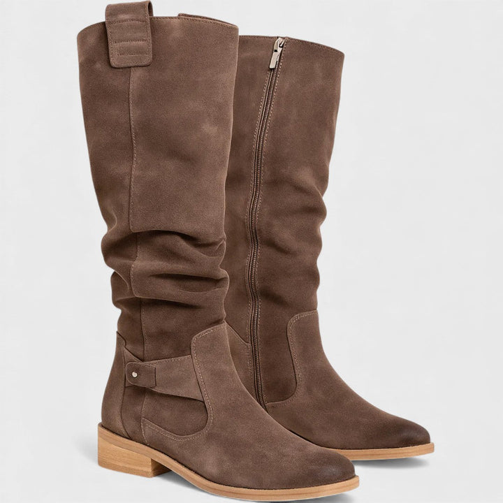 Bree™ Elegant Boots | Chic Leather Ankle Boots