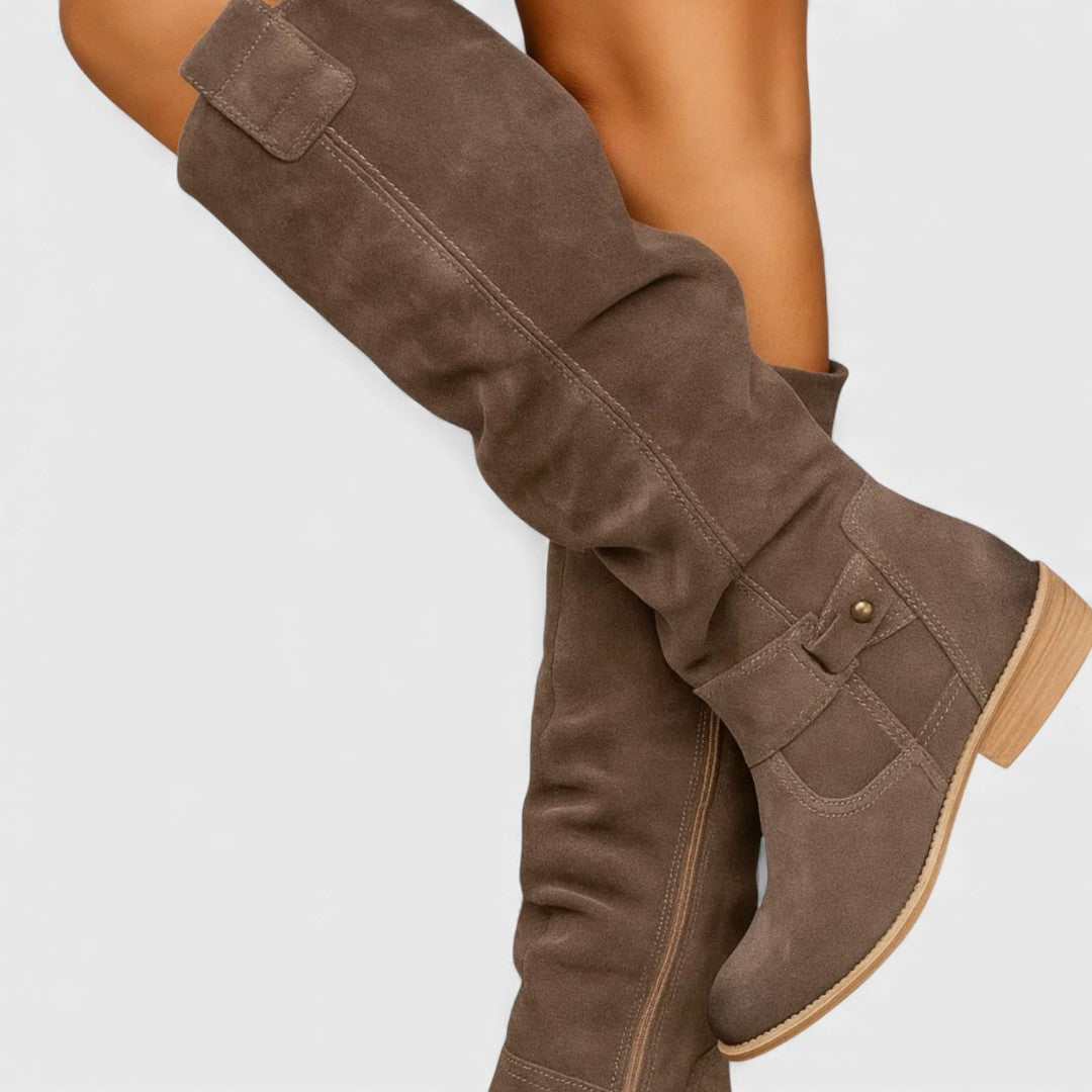 Bree™ Elegant Boots | Chic Leather Ankle Boots