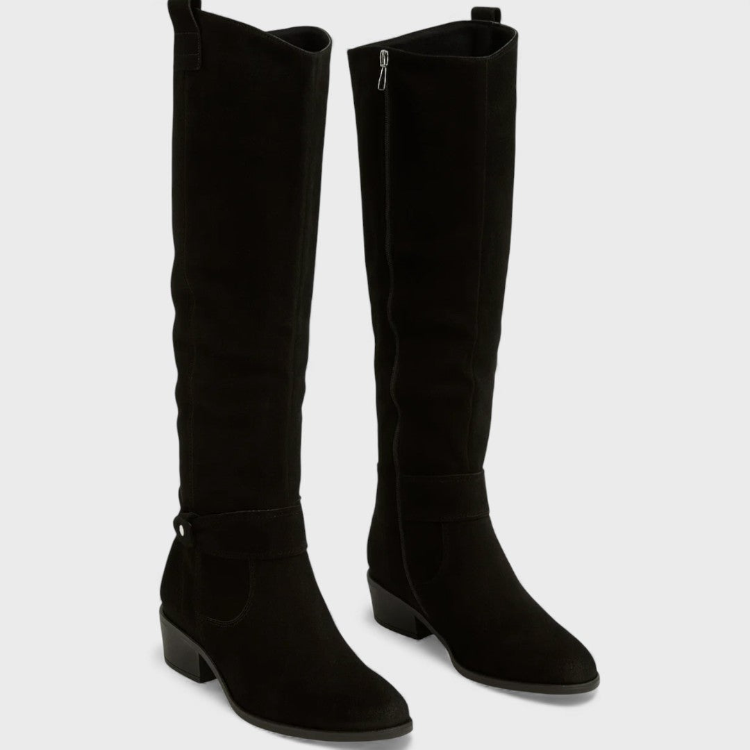 Bree™ Elegant Boots | Chic Leather Ankle Boots