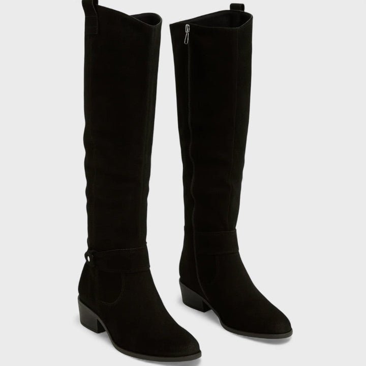Bree™ Elegant Boots | Chic Leather Ankle Boots