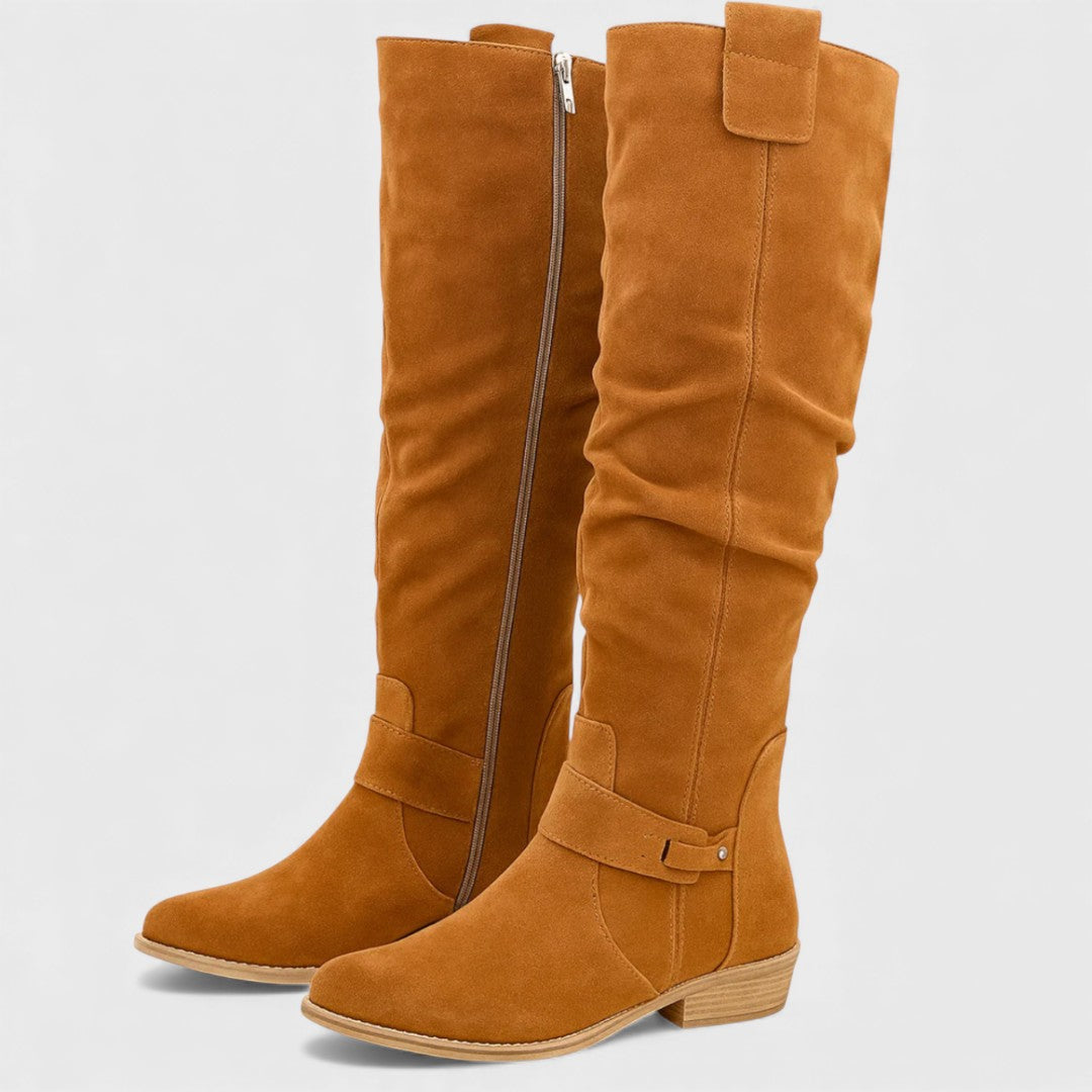 Bree™ Elegant Boots | Chic Leather Ankle Boots