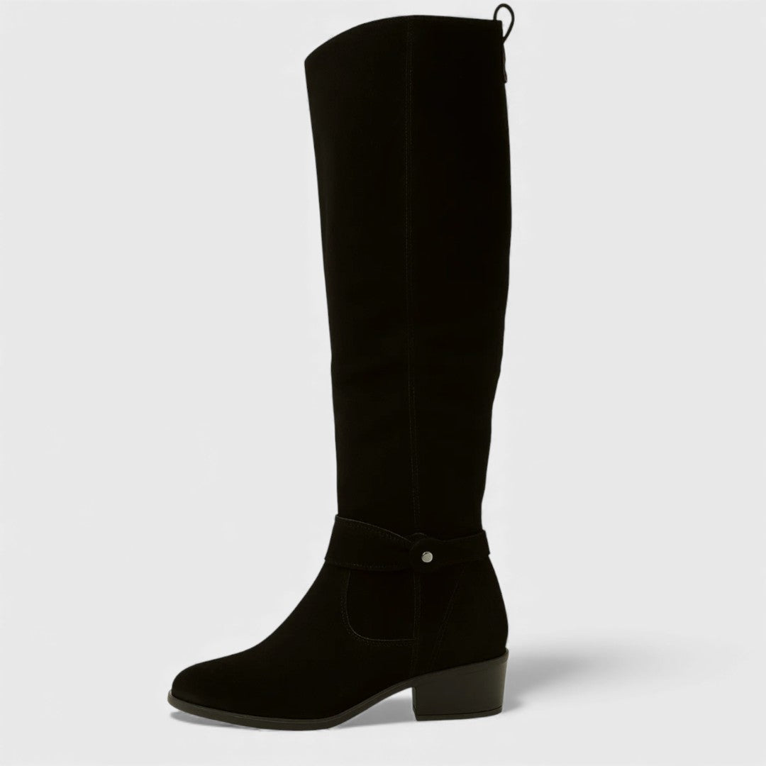 Bree™ Elegant Boots | Chic Leather Ankle Boots