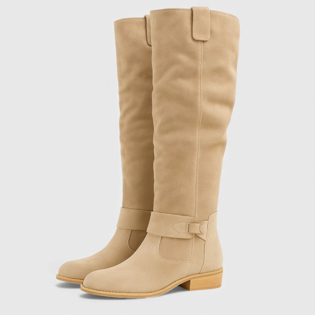 Bree™ Elegant Boots | Chic Leather Ankle Boots