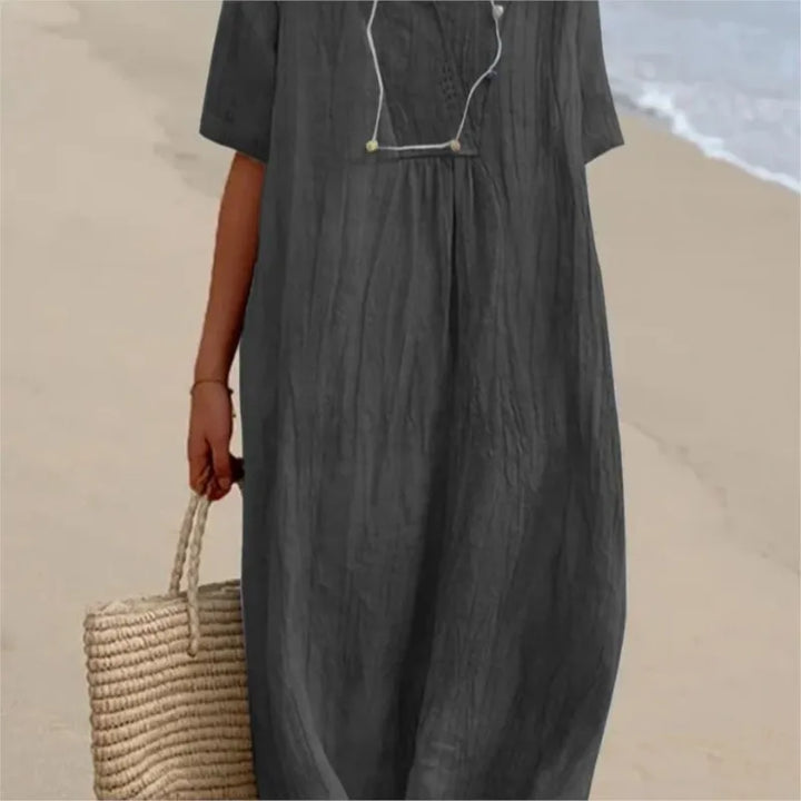 Amy's Wardrobe | Textured Maxi Dress in Relaxed Fit