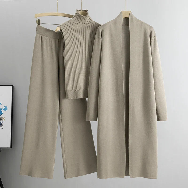 Jillie - Comfortable Three-Piece Set Lounge Wear