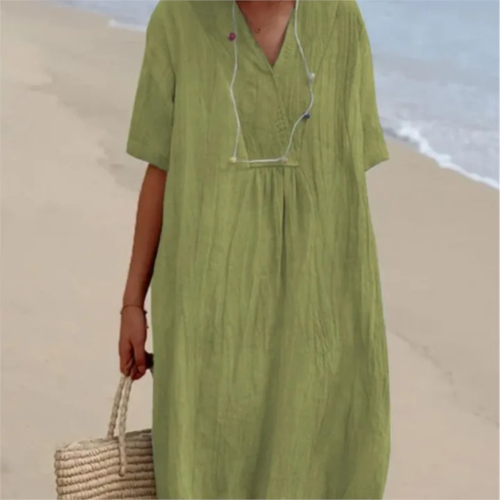 Amy's Wardrobe | Textured Maxi Dress in Relaxed Fit