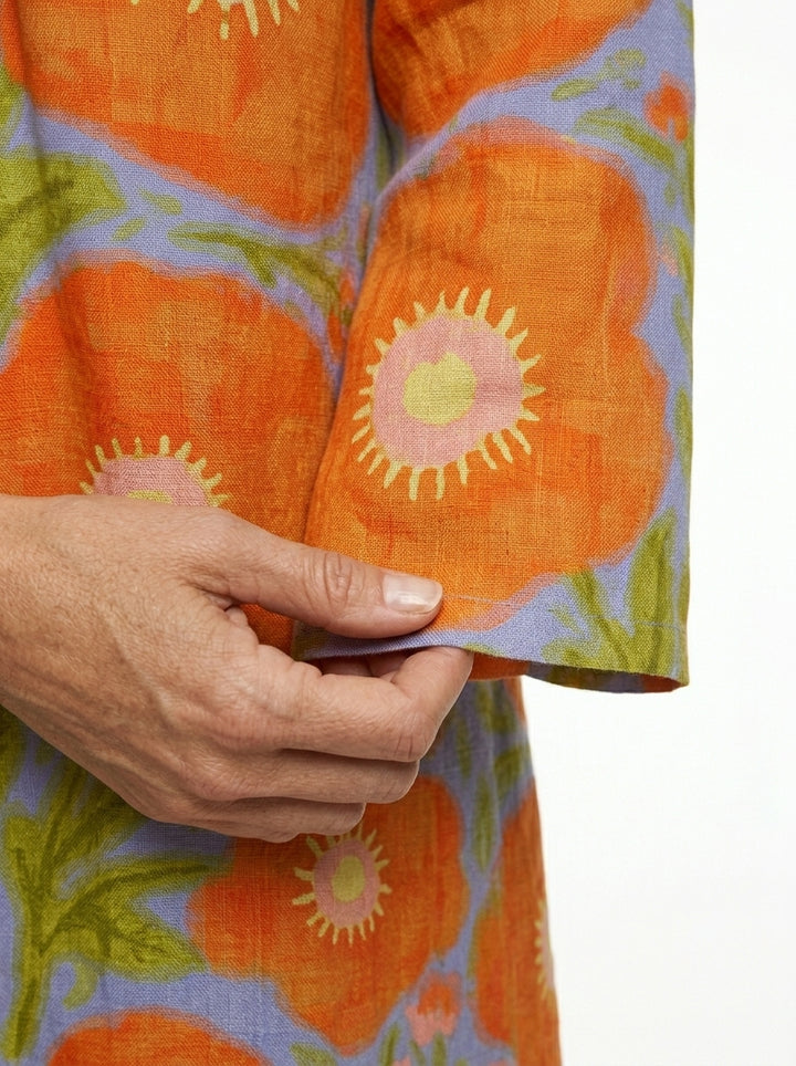 Amy's Wardrobe | Elegant Floral Midi Dress