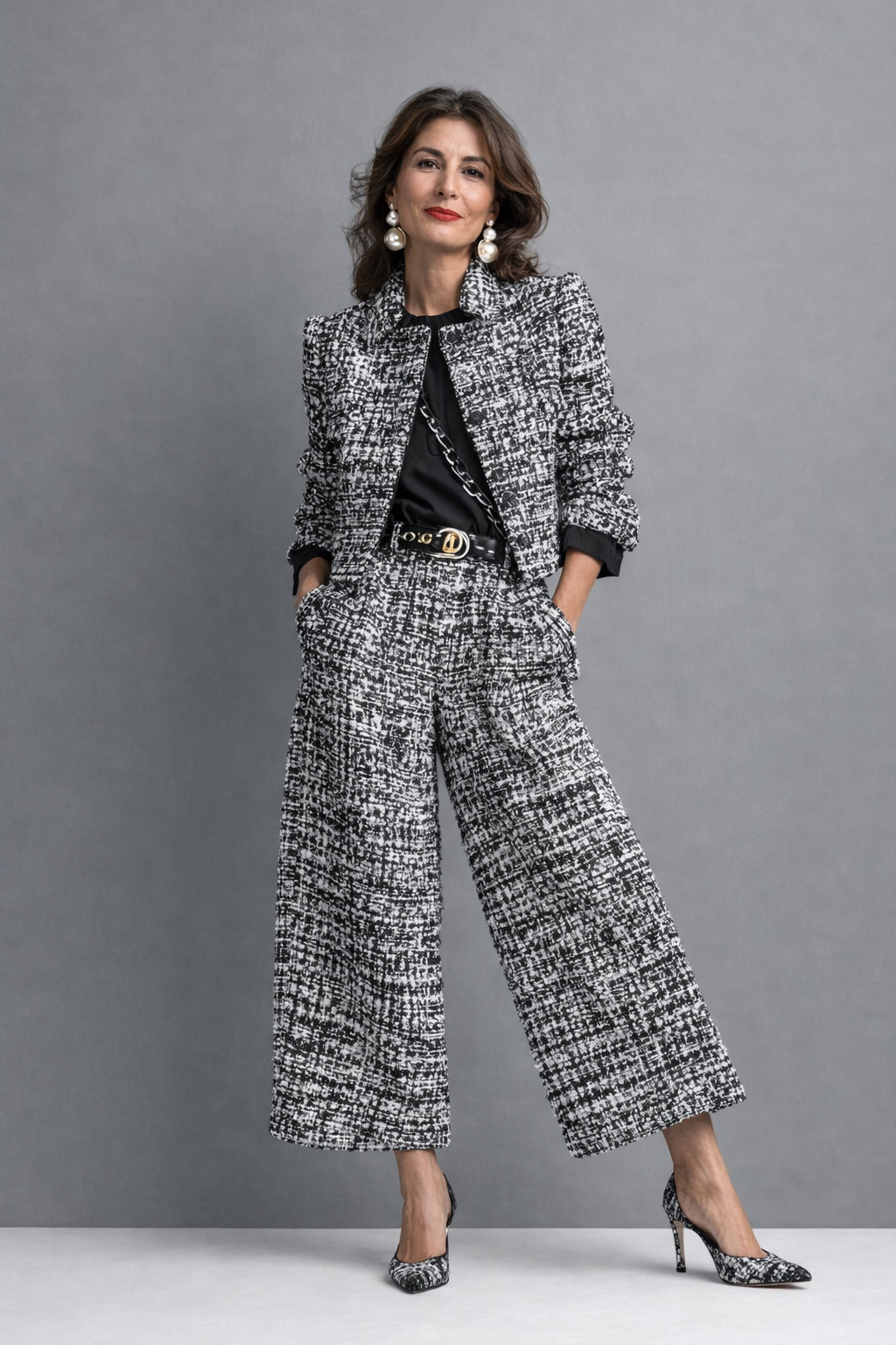 Lillah Elegant Set | Chic Knit Maxi Dress