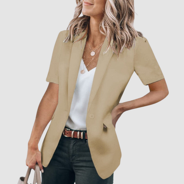 Dollie - Modern Short-Sleeve Blazer