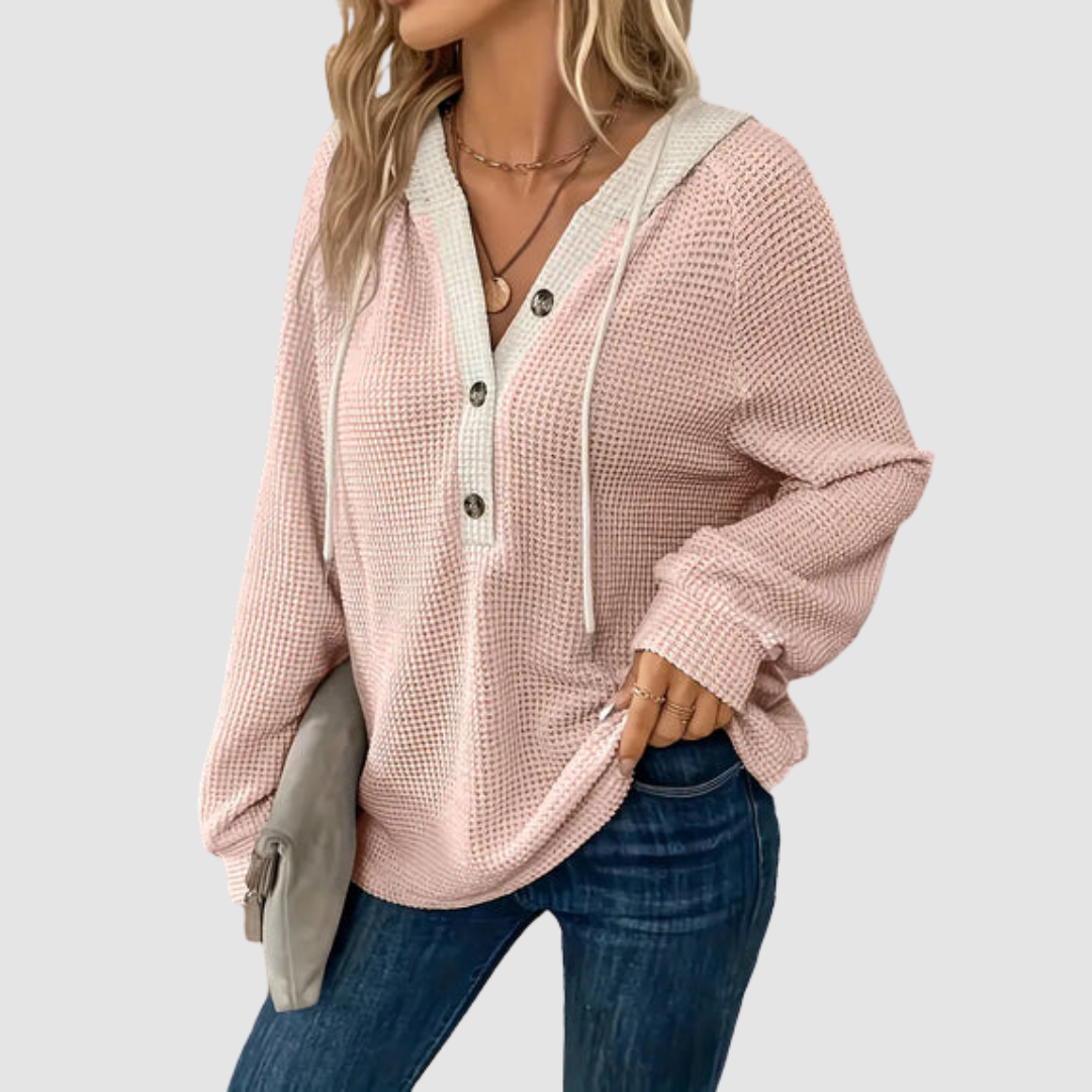 Trish - Premium Knitted Long Sleeve Hoodie