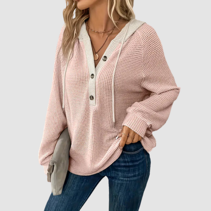Trish - Premium Knitted Long Sleeve Hoodie