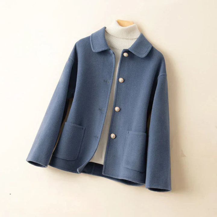Meri Elegant Pearl Jacket - Chic Layering Piece, Sophisticated Style, Versatile Outerwear