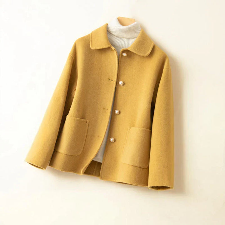 Meri Elegant Pearl Jacket - Chic Layering Piece, Sophisticated Style, Versatile Outerwear
