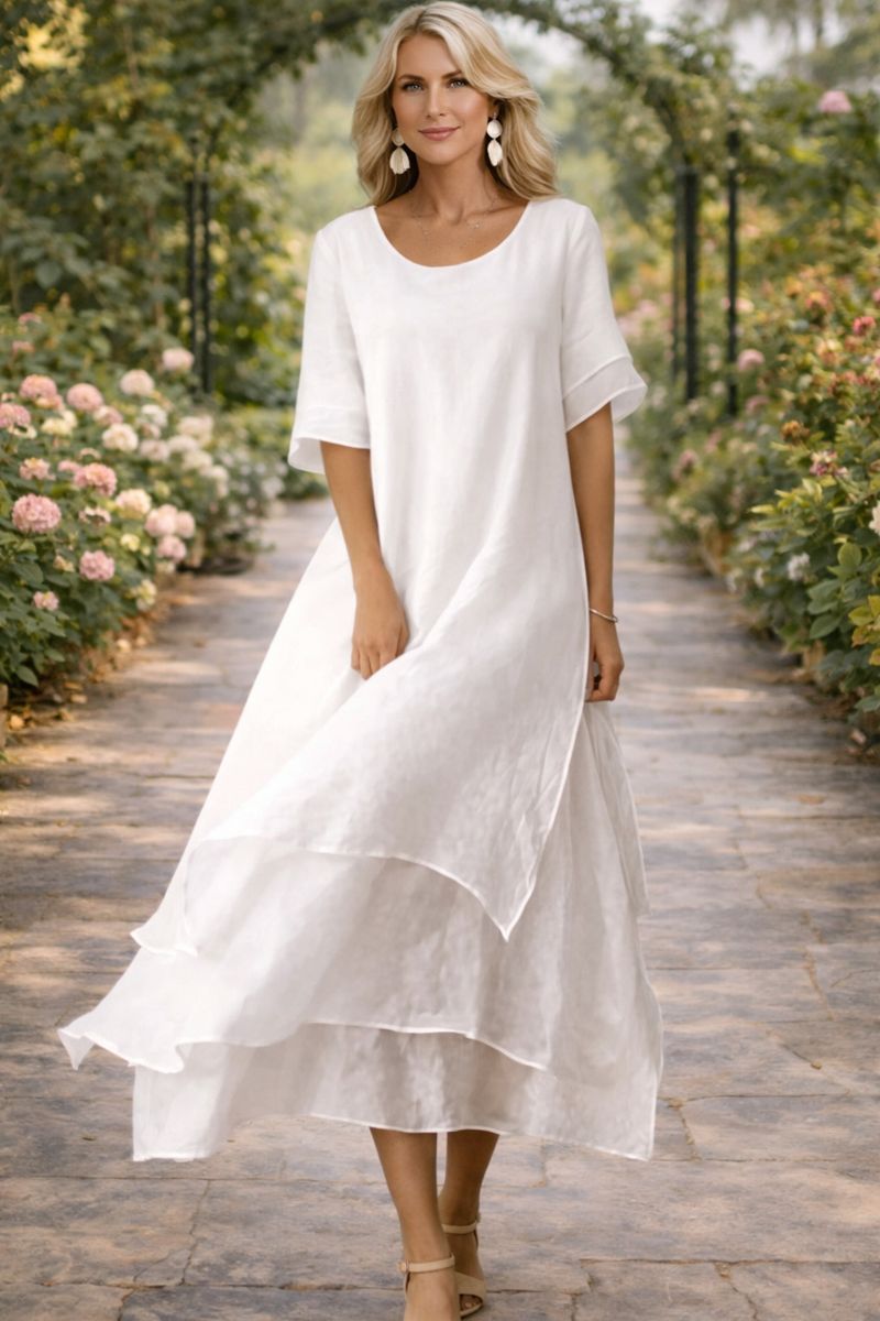 Amy's Wardrobe | Elegant Dress in April Color