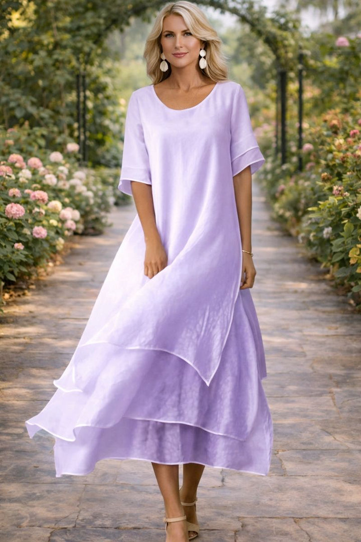 Amy's Wardrobe | Elegant Dress in April Color