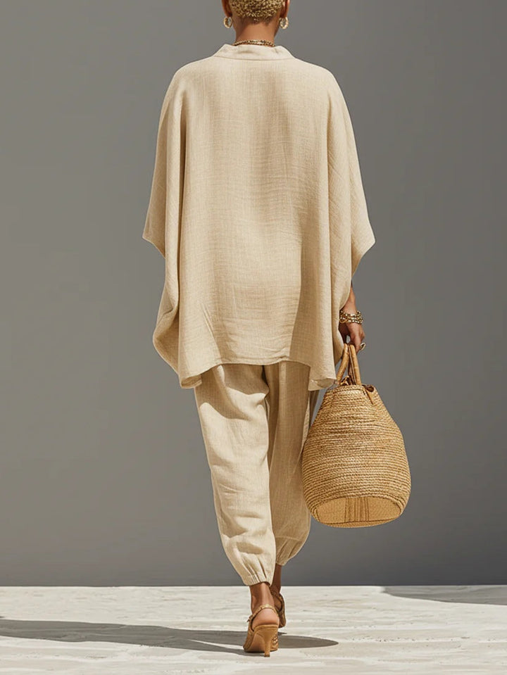 Nella Elegant Set | Chic Knit Maxi Dress