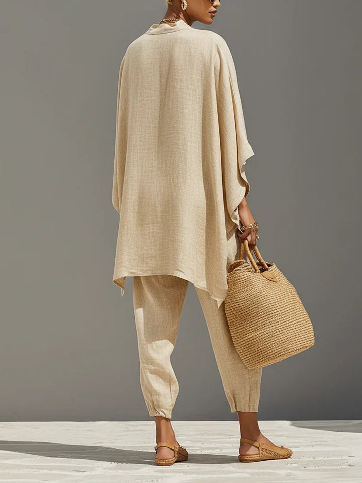Nella Elegant Set | Chic Knit Maxi Dress