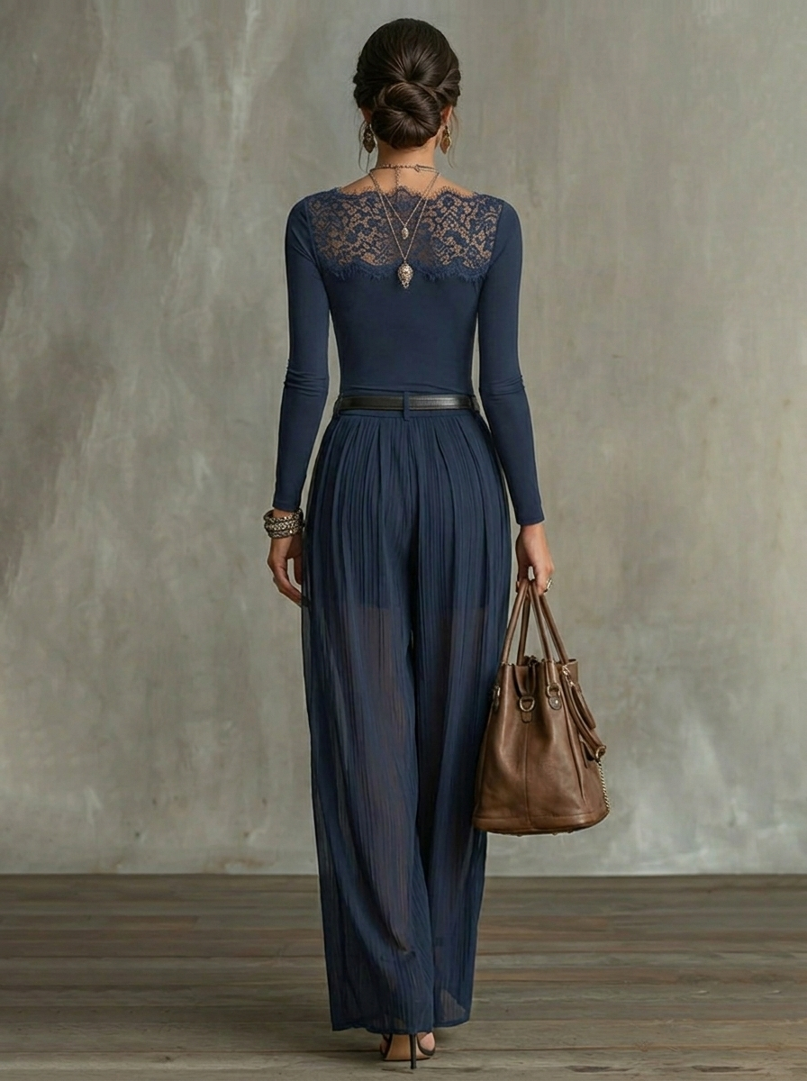 Nysa - Elegant Knit Midi Dress
