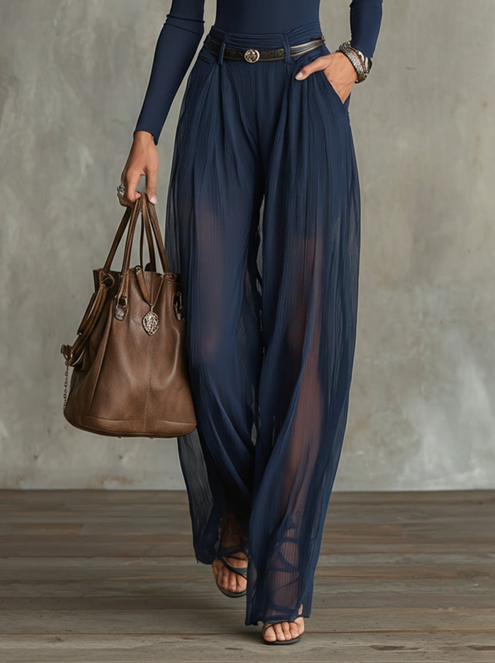 Nysa - Elegant Knit Midi Dress