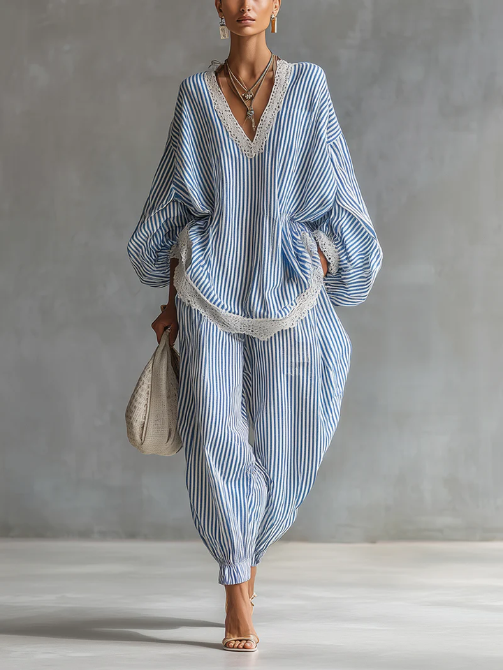 Lynelle - Chic Two-piece Set with Elegant Design and Versatile Style