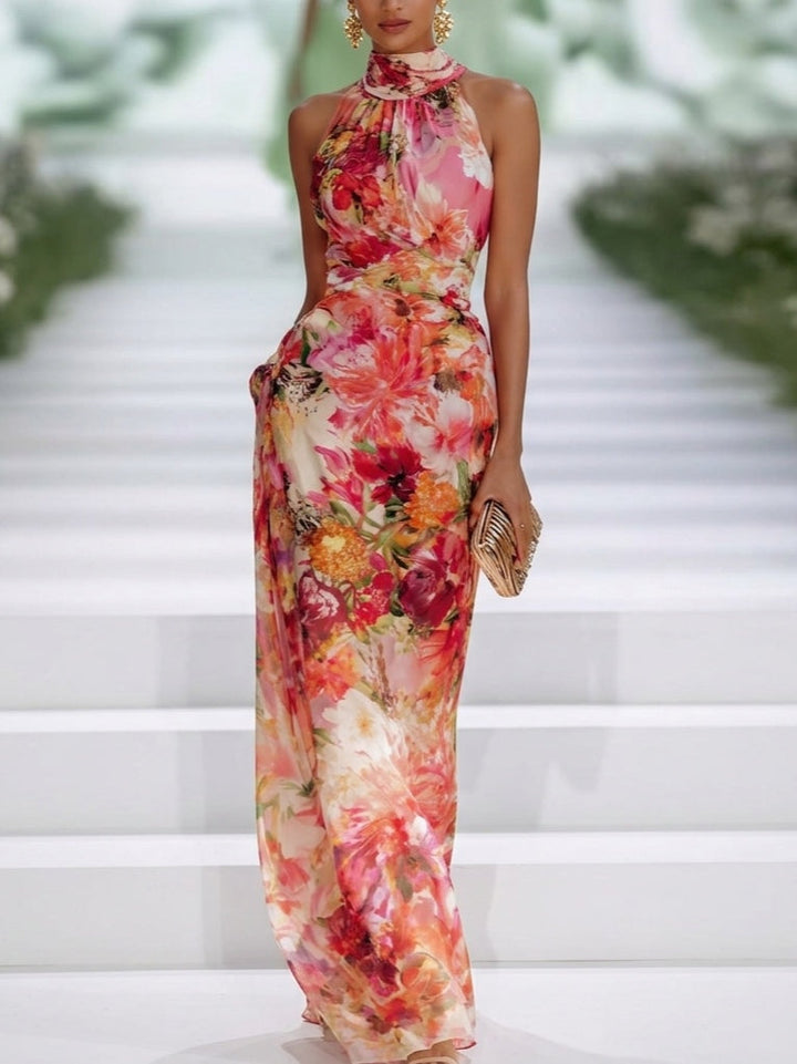 Joyelle | Floral Print Maxi Dress