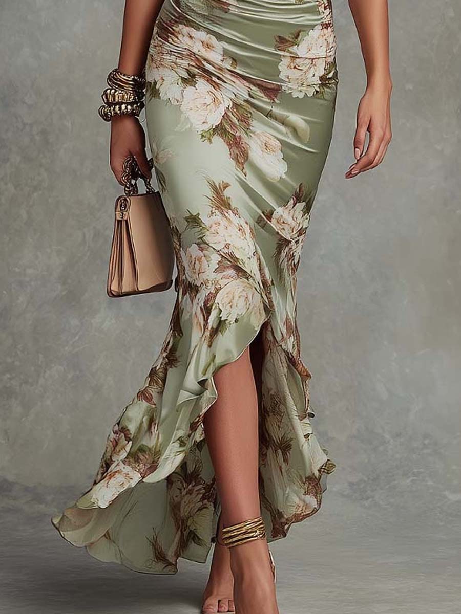 **TITEL**  
{Naam} | [Print] [Textuur] [Patroon] with [Feature] and [Feature]  

Bijvoorbeeld:  
**TITEL**  
Zomerjurk | Floral Textuur Geweven with Ruching and V-hals  

Of:  
**TITEL**  
Chiffon Rok | Gestreept Stijl Patroon with Hoge Taille and Voorkan