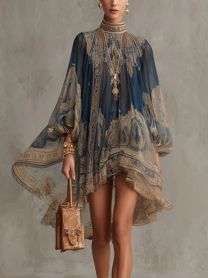 Rachell | Floral Print Knit Mini Dress