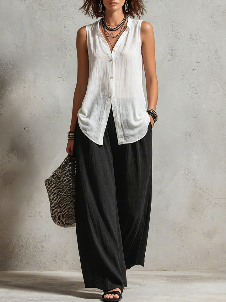 Gerika™ | Chic Three Quarter Sleeve Knit Top