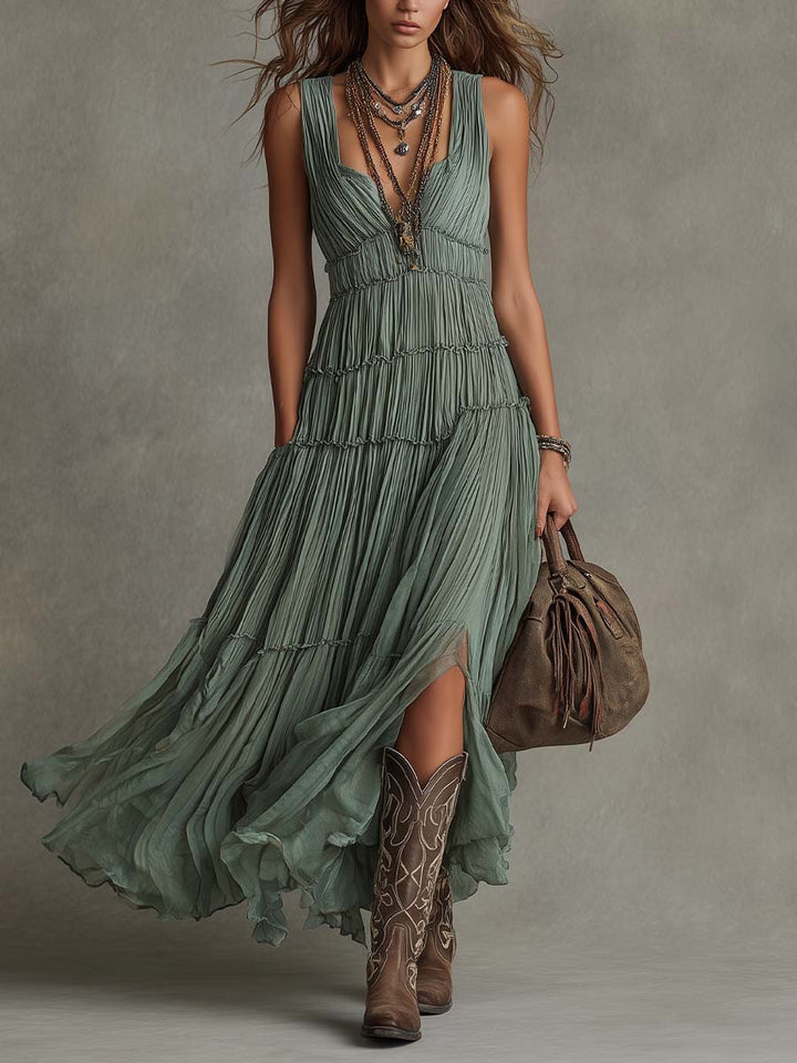 Laila | Floral Print Maxi Dress