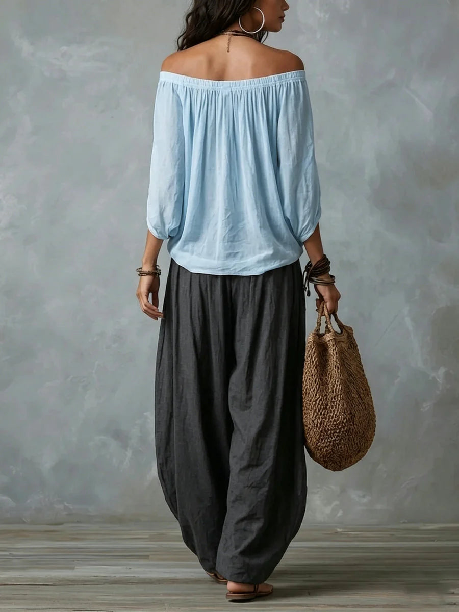 Jadia Elegant Set - Chic Knit Maxi Dress