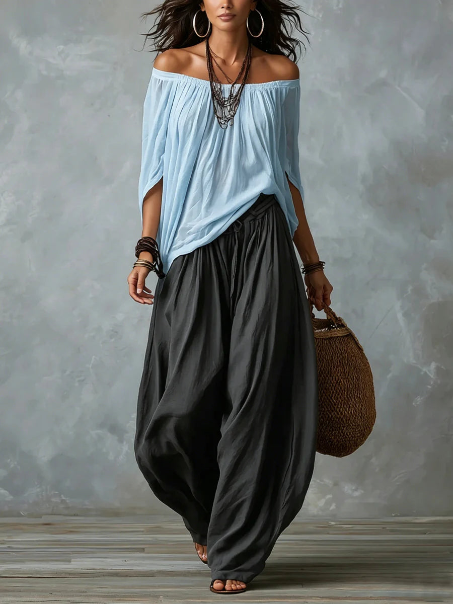 Jadia Elegant Set - Chic Knit Maxi Dress