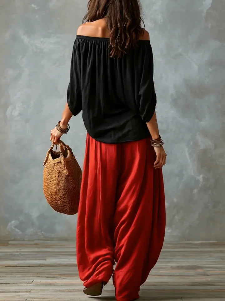 Jadia Elegant Set - Chic Knit Maxi Dress
