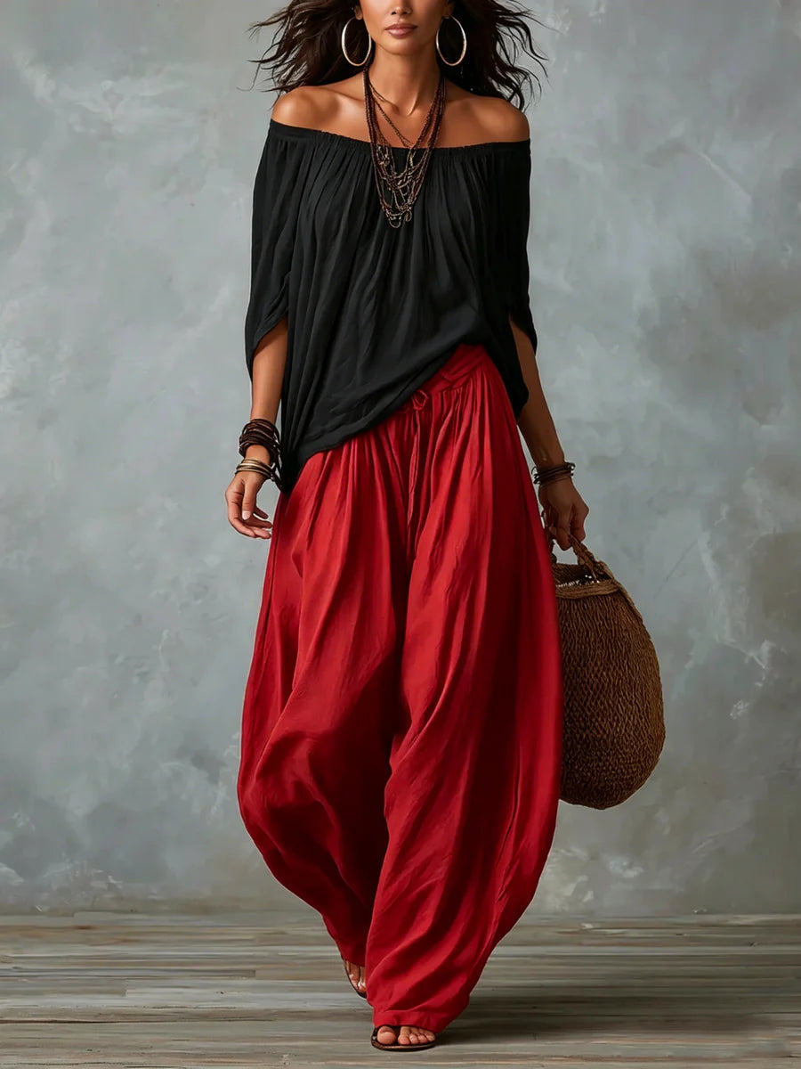 Jadia Elegant Set - Chic Knit Maxi Dress
