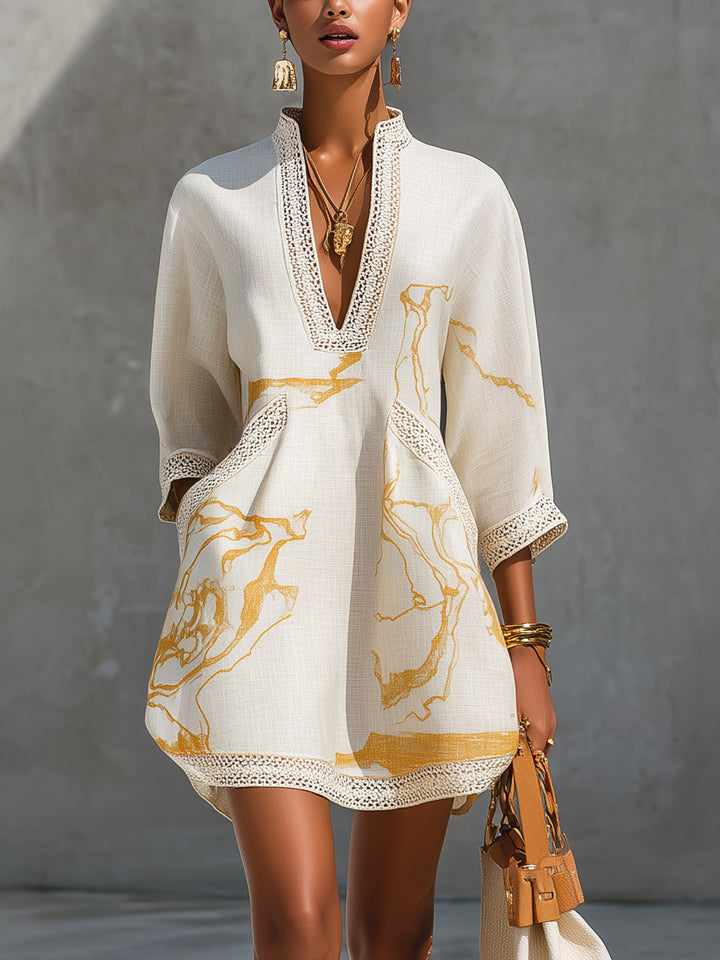 Imani | Elegant Chiffon Mini Dress