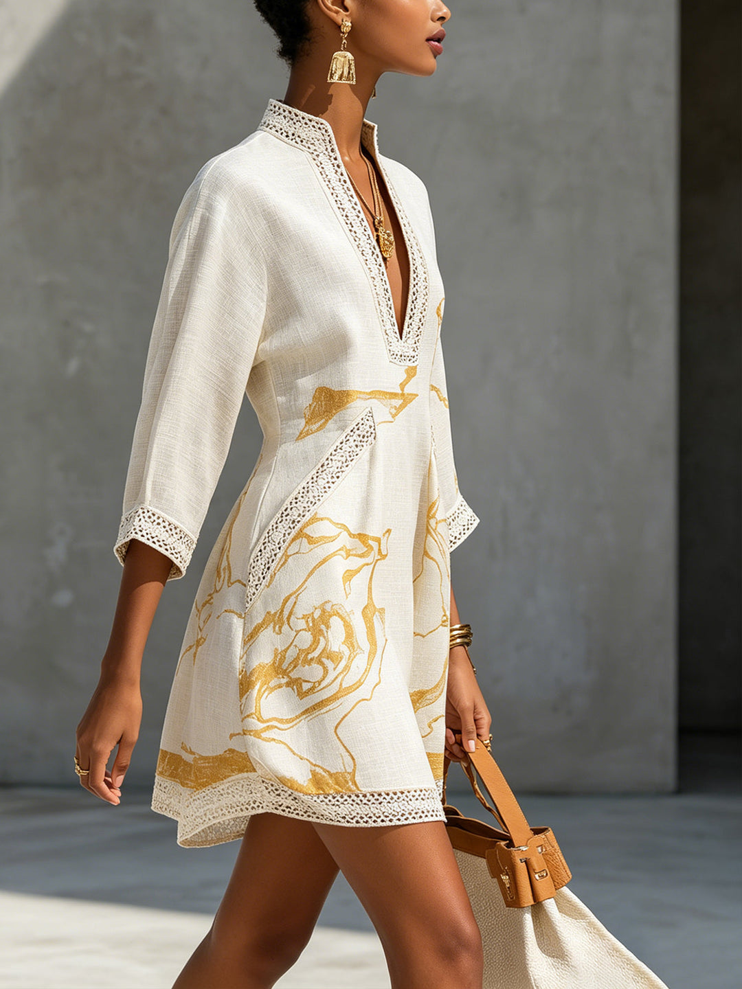 Imani | Elegant Chiffon Mini Dress