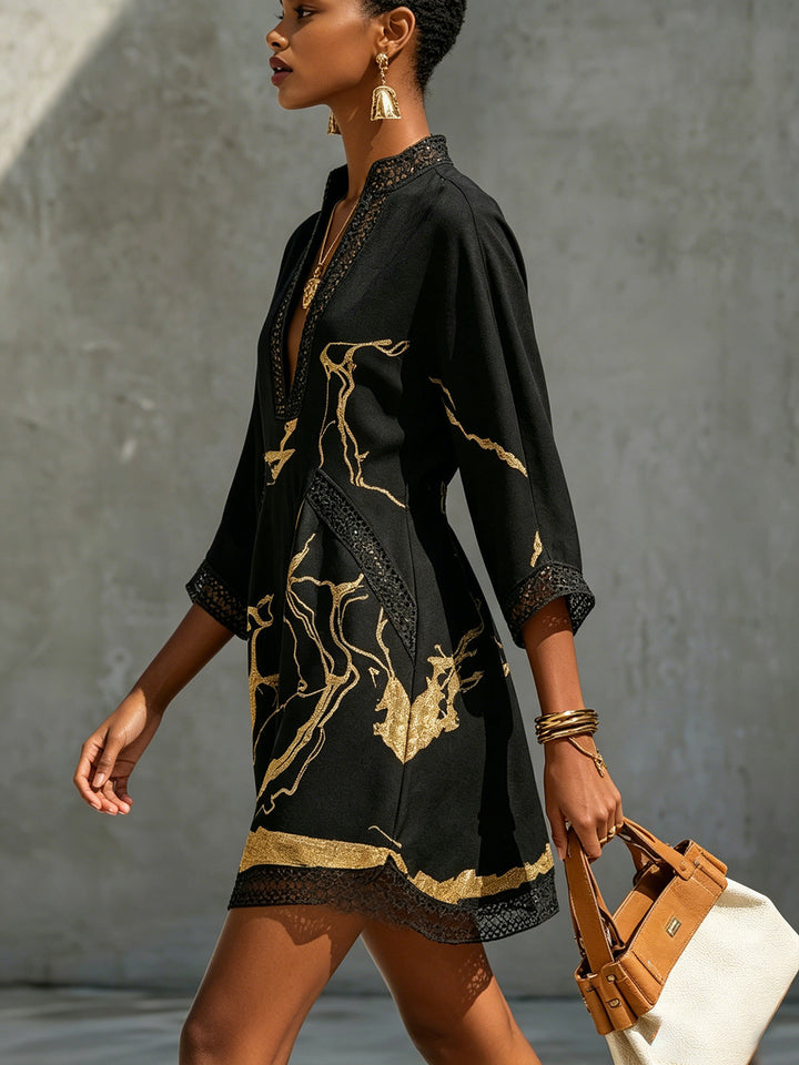 Imani | Elegant Chiffon Mini Dress