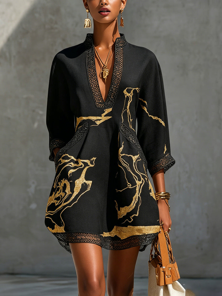 Imani | Elegant Chiffon Mini Dress