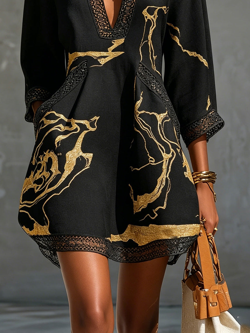 Imani | Elegant Chiffon Mini Dress