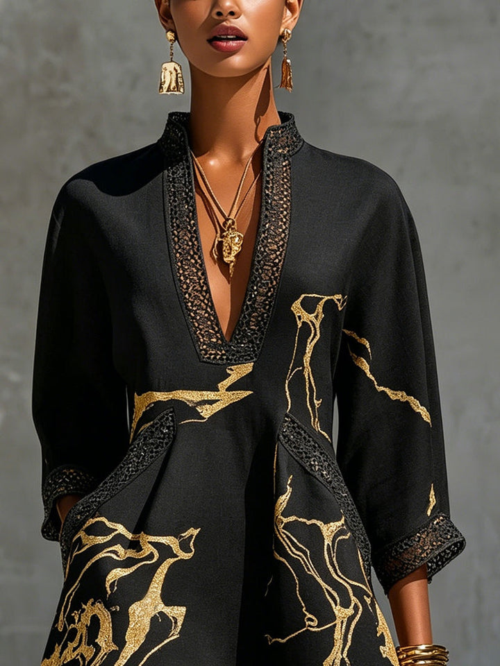 Imani | Elegant Chiffon Mini Dress